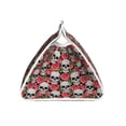 thumbnail image 3 of Kdxio Skull and Roses Print Tissue Box Cover,Modern PU Leather Rectangular Tissue Box Holder for Bathroom Living Room Bedroom Office Desk Car Home, 3 of 9