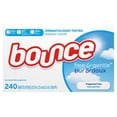 thumbnail image 2 of Bounce Dryer Sheets, Free & Gentle, Unscented, 240 Count, 2 of 12