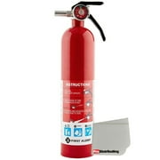 1 Pack FA HOME1 First Alert Home Fire Extinguisher UL Rated 1-A:10-B:C Includes PRO-DISTRIBUTING Cleaning Cloth