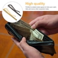 thumbnail image 4 of 2pcs Spring Money Clip Bifold Wallet Purse Leather Craft Tools Father's Day Gift, 4 of 9