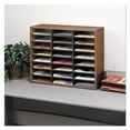 thumbnail image 3 of Fellowes Literature Organizer, 24 Letter Sections, 29 x 11 7/8 x 23 7/16, Medium Oak, Wood Tabletop, 3 of 3