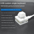 thumbnail image 2 of 6X 1-Key Shortcut Keyboard USB Custom Programmable Macro Keyboard Hot Key Mouse One Key Button RGB Mini Keypad, 2 of 8