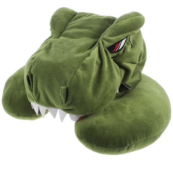 FELTECHELECTR Travel Pillow with Hood U Shaped Plush for Train Travel Adults 1Pack