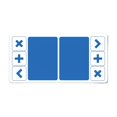 thumbnail image 3 of Double Sided Silicone Kids Toy Trading Mat with Decline Add Accept Trade Zones for Pop Fidget Trading Game Tabletop Playmat, Sky Blue, 1 Pack, 3 of 10
