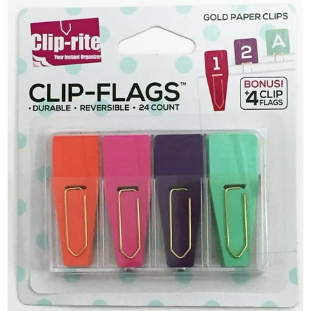 Clip-rite, Clip-flags, Gold Cool 20pk