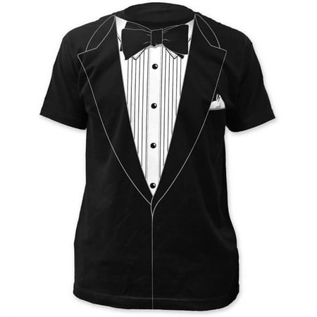 Tuxedo Black Retro Prom Costume T-Shirt (S)