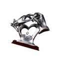 thumbnail image 4 of Estatua de manos, regalo de boda, cumpleaños, figura, obra de arte, recuerdos, coleccionable, dormitorio Plata, 4 of 9
