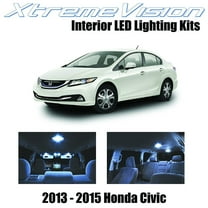 XtremeVision LED for Honda Civic 2013-2105 6 Pieces Cool White Premium Interior LED Kit Package   Installation Tool