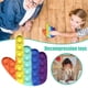 thumbnail image 1 of Rainbow Colors Palm Push Bubble Juguete Sensorial Silicona Descompresión Juguete Extrusión Bubble Sensory Toy Para Adultos Niños Kearding FN006056-00, 1 of 6