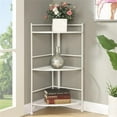 thumbnail image 3 of Convenience Concepts Designs2Go Support d'Angle pour Plantes, Fini Cadre en Métal Blanc, 3 of 3