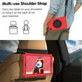 thumbnail image 2 of Dteck Samsung Galaxy Tab A 10.1 Case 2019, Fit SM-T510/T515/T517, Hybrid Shockproof Rugged Case with Rotating Stand Hand Grip Shoulder Strap Stylus Pencil Holder for Galaxy Tab A 10.1 2019,Red, 2 of 7