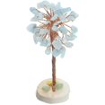thumbnail image 4 of Woven Crystal Tree Adornment for Living Room Home Decor Blue Crystal Metal 1Pcs, 4 of 5