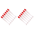 thumbnail image 1 of Cebo de cola en T Artificial suave, accesorios de pesca multifuncionales de 9cm, color blanco, 6 uds., 1 of 2