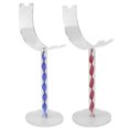 thumbnail image 2 of MasteelfCA 2pcs Creative Acrylic Shoes Display Rack Sandals Showing Stand (Random Color), 2 of 7