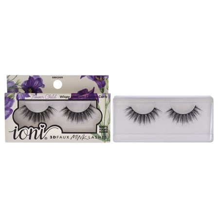 Lash Garden 3D Faux Mink Lashes - Flower Child by Ioni for Women - 1 Pair Eyelashes
