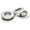Silver, variant on 5/16" (8mm) Hole Metal Screw Rings Eyelets Grommet Quality Round Polished Purse Replacements Easy Installation Pack of 4 SCET (Gold)