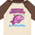 thumbnail image 4 of Inktastic Grandpa's Fishing Buddy (pink) Girls Long Sleeve Baby Bodysuit, 4 of 5