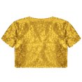 thumbnail image 4 of TTAO Boléro à Paillettes pour Filles Ouvert devant Manches Courtes Cardigan Court Robe Couverture Or 8, 4 of 5
