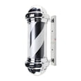 thumbnail image 2 of Gazechimp Barber Pole Light Hair Salon Signage Light Sturdy,Waterproof,Salon Open Sign Light Salon Rotating Light for Indoor Hair Salon Black White, 2 of 8