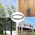 thumbnail image 5 of 30m/2mm Stainless Steel Wire Rope Kit With M5 Heavy Duty Wire Tensioner, Fence Wire Roll Kit, Cable Guardrail Kit, Garden Wire Tensioners For Climbing, 5 of 5