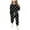 Black, variant on QNANSPI Girls Activewear Outfit Sets,Jogger Set for Kids,Children's Long Sleeve Set Long Pants Two-piece Set Girl