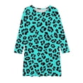 thumbnail image 4 of LOVZFMLL Robe d'Été à Manches Courtes pour Filles, Col Rond Imprimé, 4 of 4