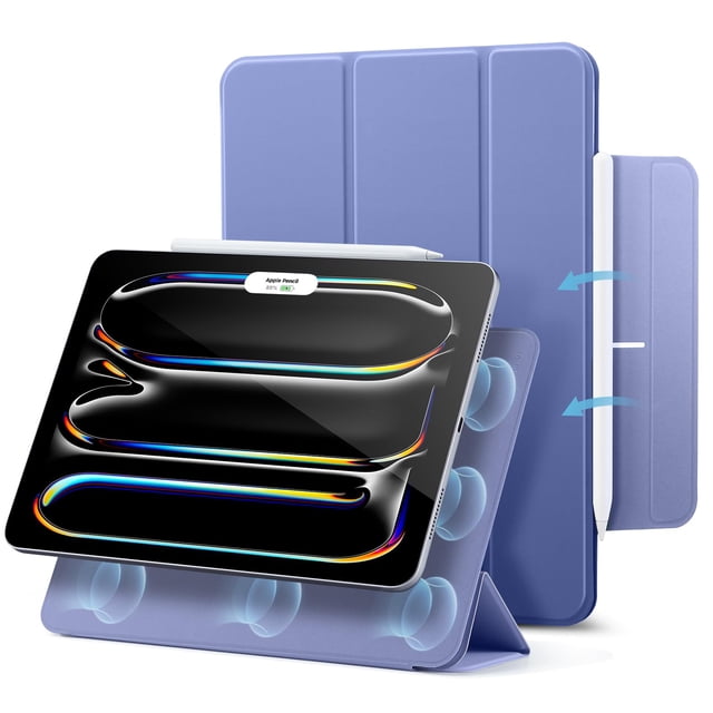 Funda ESR Rebound Series para iPad Pro M4 de 13 pulgadas (2024), color lavanda