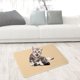 thumbnail image 1 of Rascador para gatos, rascador de cartón para gatos pequeños, medianos y grandes, estera para dormir para gatos, alfombra rascadora de Sisal para suelo 30cmx40cm, 1 of 8