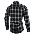 thumbnail image 6 of BVnarty Plaid Shirts for Men Checkered Long Sleeve Shirt Casual Flannel Button-Up Top with Pocket for Daily Wear, Fashion, Parties, and More, 6 of 6
