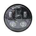 thumbnail image 1 of 5-3/4' 5.75 Inch Motorcycle Led Headlight With High Low Beam White Light 5.75 Inch Round Light, 1 of 5