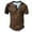 Brown, variant on Long Sleeve Shirts for Men Button up 4X Men's Short Sleeve Casual Tops Men's T Shirts Coffee Size S