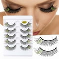 Full Eyelashes Individual Lashes 141618 False Lashes With Color