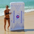 thumbnail image 3 of GoPong Inflatable Swimming Pool Party Barge Floating Beer Pong Drinking Table with Cooler - 6 Foot Floating Beer Pong Table, 3 of 7