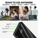 High Capacity Slim Mobile External Charger, Portable Power Bank for ...