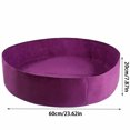 thumbnail image 1 of Bolsa de plantación redonda para jardín al aire libre, invernadero, fieltro, tela, planta, flor, vegetal, maceta, cubo, morado, 60x20cm kenally HA5752-14, 1 of 6