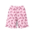 thumbnail image 5 of TARIENDY Pajamas for Women Set Button Down Bow Sleepwear Sets with Pocket 2 Piece Short Sleeve Sleepwear Tops and Ruffle Shorts Multicolor*5 M, 5 of 8