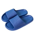 thumbnail image 2 of Bixock Bathroom Shoes for Women,Slippers for Women Solid Color Thick Soft Sole Indoor Home Bedroom Relaxed Casual Shoes, 2 of 7