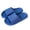 Dark Blue, variant on Gray Mens Casual Solid Color Indoor Slippers Thick Sole Soft Comfort