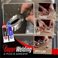 thumbnail image 3 of Metal Repair Filler Heavy Duty Useful Easy Metal Repair Filler To Use AB Casting Glue Repairing Adhesive Accessories Plastic Ceramic Beating Drilling, 3 of 9