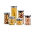 thumbnail image 2 of Storage Jars with Airtight Stainless Steel Lids - Set of 6, 2 of 20