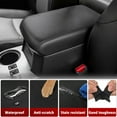 thumbnail image 5 of KBH Center Console Armrest Cover Replacement for 2010-2023 Toyota 4Runner Accessories, Anti-Scratch Leather Trim Interior, Car Arm Rest Skin Upholstery, Black, 5 of 8