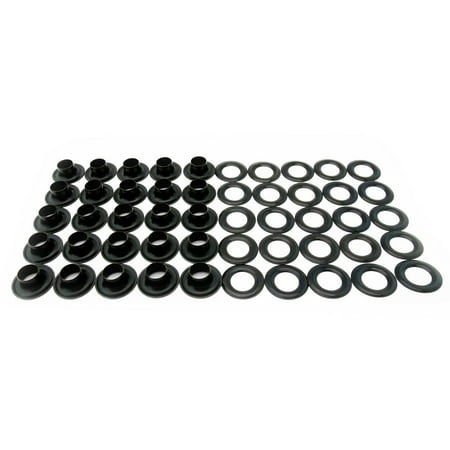 

C.S. Osborne 25 Sets Black Grommets & Plain Washers #B1-3 (7/16 Hole)