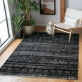 thumbnail image 2 of SAFAVIEH Montage Elijah Geometric Indoor/Outdoor Area Rug, Grey/Black, 4' x 6', 2 of 9
