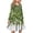 Army Green 1, variant on Annhoo Girls Christmas Dress Trendy Snowflake Printed Long Sleeve Midi Dress Xmas Casual Round Neck Dresses
