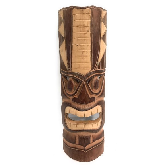 Earth Tone Tiki Mask 20" - Hawaii Decor | #dpt514150