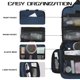 thumbnail image 3 of Neceser colgante Goloni, organizador de viaje para maquillaje, tamaño grande, azul, 3 of 7