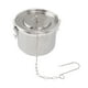 thumbnail image 1 of Colador de condimentos de 14cm/5,5 pulgadas con cadena colgante, filtro de bolas de té de acero inoxidable, cesta de separación de condimentos para sopa, diámetro, 1 of 8