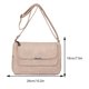 thumbnail image 3 of Bolso Mujer Cuero Messenger Casual Bolso Bandolera Trabajo Viaje Beige, 3 of 5