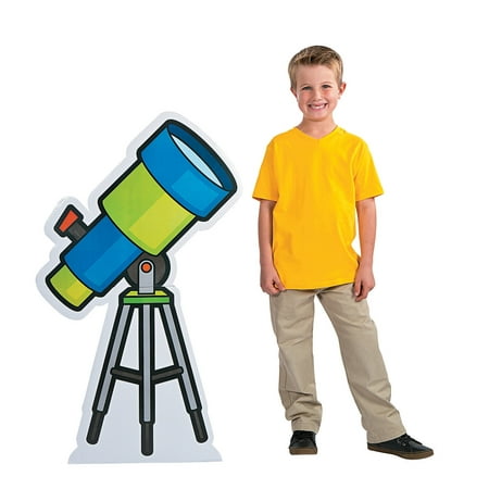 Fun Express - God's Galaxy Vbs Telescope Stand up - Party Decor - Large Decor - Floor Stand Ups - 1