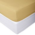 thumbnail image 2 of Clara Clark Premier 1800 Collection Single Microfiber Fitted Sheet, Full Size, Camel Gold, 2 of 4